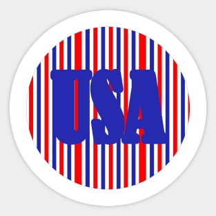 USA Fourth Of July Sticker